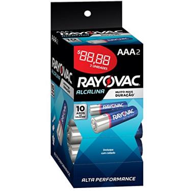 Imagem de Rayovac Pilha Alcalina 20321 Azul Aaa Palito Pacote De 32