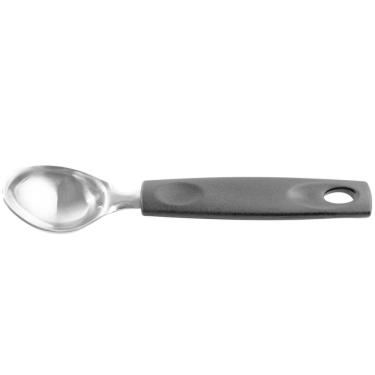 Imagem de Colher para Servir Pegar Tirar Sorvete Pegador Aço Inox 22,5cm Asti Brinox Preto