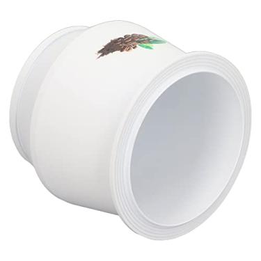 Imagem de Copo dosador de café, resistente ao desgaste, confortável, resistente ao desgaste, copo dosador de pó de café, superfície fosca para máquina de café Portafilter (51 mm)