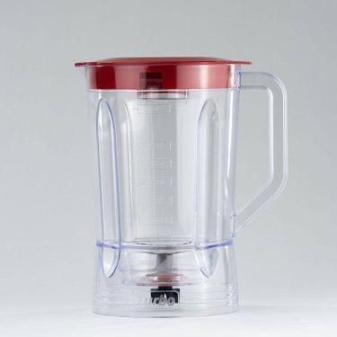 Imagem de 9302 - Copo Mondial L1000/  Turbo Inox L1200w Cristal (tampa Verm)