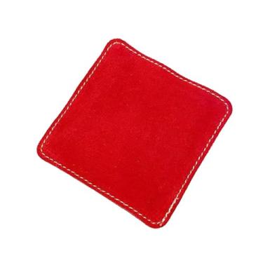 Imagem de Dynwave Toalha para taco de bilhar, toalha para clube de sinuca, pano para limpeza de eixo, absorve água, 3.74 "x 3.74", material leve para bilhar, Vermelho