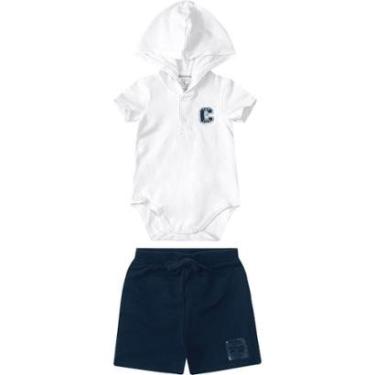 Imagem de Conjunto Menino Body E Bermuda Carinhoso Ref. 85392-Masculino