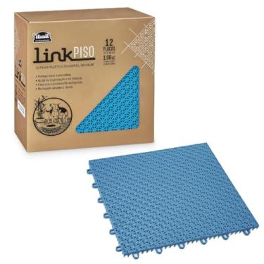 Imagem de generic, Estrado Plástico Encaixável Modular Piso Azul 1M2 12 Placas