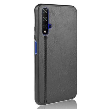 Imagem de Capa para celular Huawei Honor 20/Honor 20S Capa de celular Rugged Shield 360° Proteja seu telefone capa de couro liso para Huawei Honor 20/Honor 20S