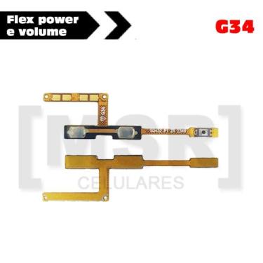 Imagem de Flex power e volume celular MOTOROLA modelo G34