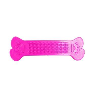 Imagem de Brinquedo Furacão Pet Osso Rosa Topbone para Cães - Tamanho G