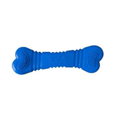 Imagem de Brinquedo Furacão Pet Osso Bone Azul para Cães - Tamanho P