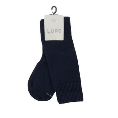 Imagem de Meia Feminina Lupo Preto Cano Alto - 445012