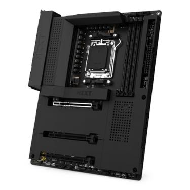 Imagem de NZXT N7 B650E - Chipset AMD B650 - Suporta CPUs AMD Ryzen 9000 8000 e 7000 Series (Socket AM5) - Placa-mãe ATX Gaming - Escudo de E/S traseiro integrado - DDR5 - Wi-Fi 6E - Preto