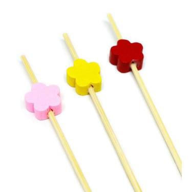 Imagem de Palitos Bambu P/ Petisco Silver Plastic 20un Ha 212