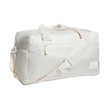 Imagem de adidas Bolsa esportiva premium Lounge para viagens e academia, Alumina bege, One Size, Bolsa esportiva premium Lounge para viagens e academia