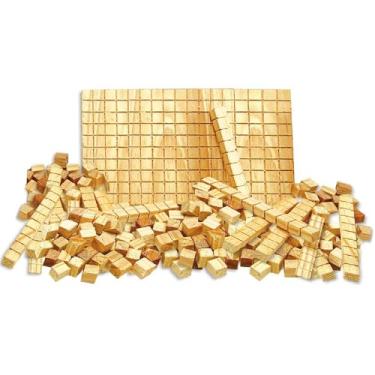 Imagem de Material Dourado 111 Peças, Caixa em Madeira - Coluna