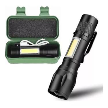Imagem de Lanterna Led Tatica Recarregável Luz Lateral 2000 Lumens - DURAWELL, L