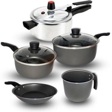 Imagem de Jogo De Panela Marcolar 5 Peças Plus, Preto