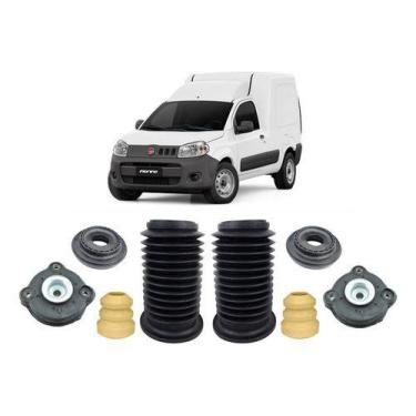 Imagem de Par Kit Batente Amortecedor Dianteiro Fiorino 2017 2018 2019 - QualyKi