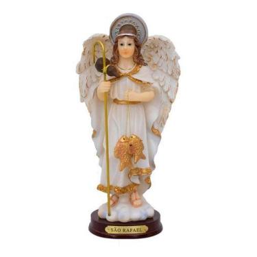 Imagem de Enfeite Decorativo Arcanjo São Rafael Em Resina 20 Cm - Skin Zabom, Br