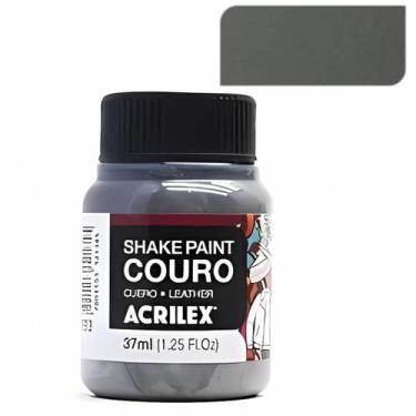 Imagem de Tinta Pinta Couro Shake Paint Acrilex 37ml Natural Sintético, Cinza