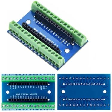Imagem de WWZMDiB 3ピース V3.0 Nano 3.0 コントローラー ターミナルアダプター 拡張ボード Arduino Nano AVR ATMEGA328P用