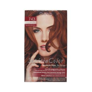 Imagem de Coloração Supéria Color Sem Amônia N743 Louro Médio Acobreado Dourado 