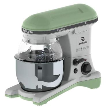 Imagem de Batedeira Planetaria Eclair Bp500 5L Verde Bivolt Braesi, Verde, Bivol