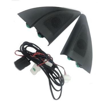Imagem de Buzina de ar super alta para Hyundai Solaris 2 alto-falantes tweeter carro triângulo áudio trompete alto-falantes trem buzinas kit