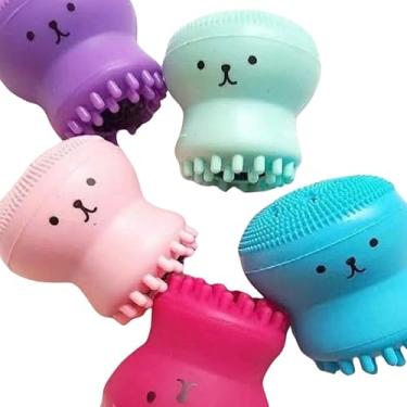 Imagem de Kit 3 Esponja De Limpeza Facial Esfoliante Massageador