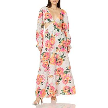 Imagem de Maaji Vestido longo feminino, Branco aberto, M