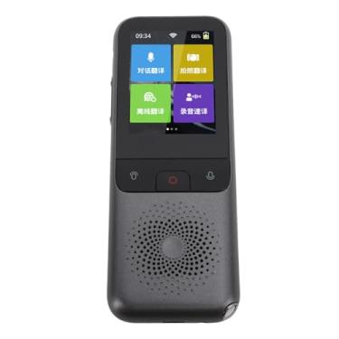 Imagem de Tradutor de Voz Portátil Dispositivo Cinza 1500mAh Tradução de Idioma Suporte 136 Idiomas Online 15 Idiomas Offline Mini Compacto Leve Assembléia de Viagem Conveniente