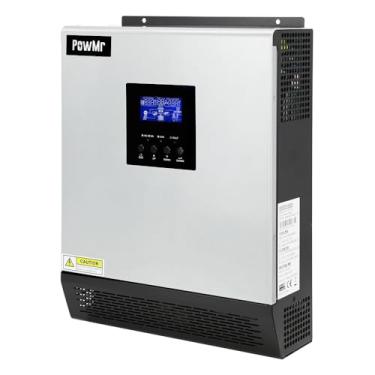 Imagem de PowMr Inversor Solar De 2400 W, 24 Vcc A 110 V/120 Vca, Inversor De Onda Senoidal Pura Com Controlador De Carga Pwm De 50 A, Inversor Híbrido Para Residências, Rv, Para Bateria De Chumbo-Ácido De 24