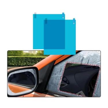 Imagem de Par Película Retrovisor Caminhão Carro Anti Embaçante Chuva - Veon