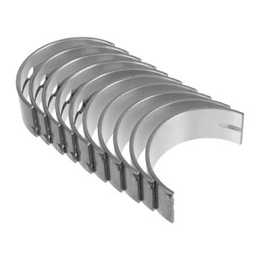 Imagem de A ABSOPRO Conjunto de rolamentos principais do motor Rolamento principal do eixo de manivela Nº 1170156010 para Toyota Dyna 1984-1988 metal prateado 10 peças carro durável