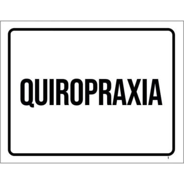 Imagem de Kit 10 Placas Sinalização - Quiropraxia Setor