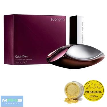 Imagem de Perfume Euphoria Eau de Parfum Feminino 100ml Calvin Klein Com Pó Finalizador Banana Facial Fenzza 15g