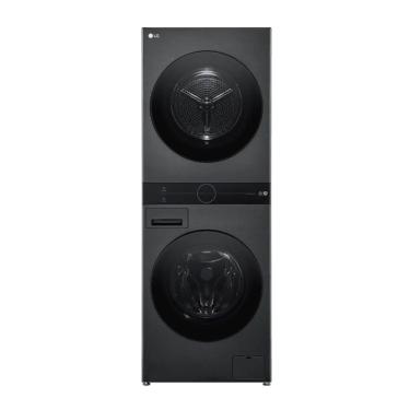 Imagem de Lava E seca LG elétrica smart washtower aço escovado preto ia 14KG 220V WK14BS6A