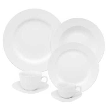 Imagem de Aparelho De Jantar 42 Peças Flamingo White Oxford