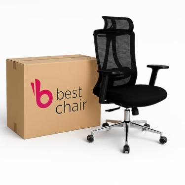 Imagem de Cadeira Presidente Escritório Ergonômica Gogo Chair GO-350 - Preta