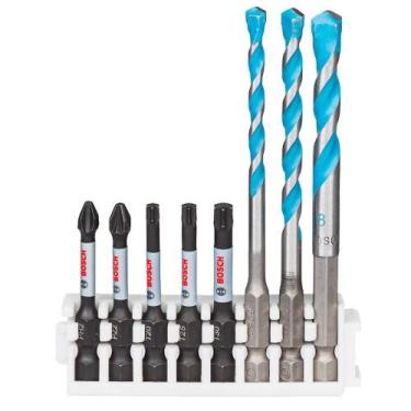 Imagem de Kit de Pontas e Brocas Bosch Impact Control com 8 peças