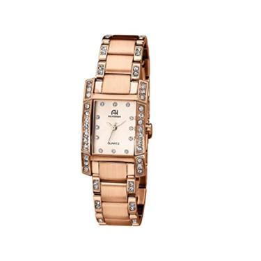 Imagem de Relógio Feminino Ana Hickmann Rosê AH28044Z Kit Colar e Brincos