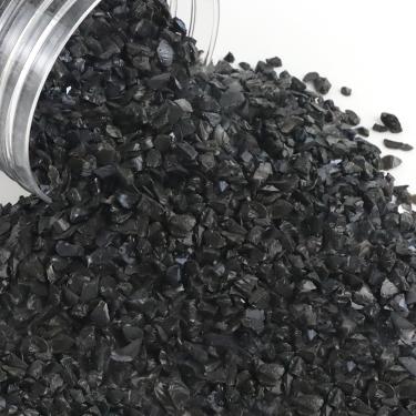 Imagem de LePe Vidro de fogo triturado para artesanato, pedra de cascalho de vidro temperado reflexivo, vidro quebrado, lascas de pedras preciosas de fogo para artesanato, arte em resina, decoração de jardim de