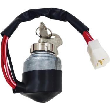 Imagem de SPJIUQI Interruptor de ignição 52200-41210 52200-41212 para trator Kubota M4900 M5700 M6800 M8200 M9000 M95SH M95SDS M105 M96 M108 M8540 M955SDS M105 M96 M108 M8540 M955 40 M5 Transportadora 040 M5N