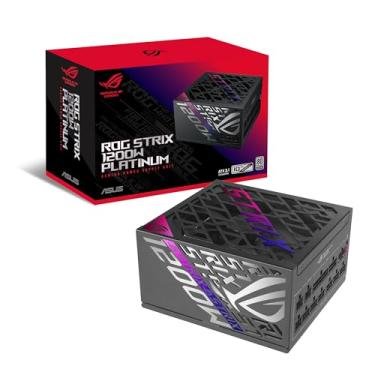 Imagem de ASUS ROG Strix 1200W Platinum (fonte de alimentação totalmente modular, certificado 80 Plus Platinum, ATX 3.1, GaN MOSFET, estabilizador de tensão inteligente GPU, garantia de 10 anos)