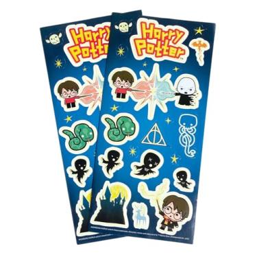 Imagem de Playhouse Harry Potter Glow in The Dark Sticker Pack for Crafts, Trading & Collecting - Chibi Characters