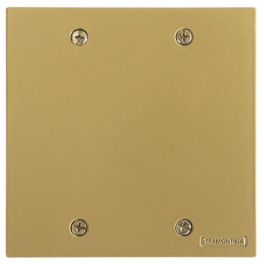 Imagem de Tampa Cega 4x4 Para Piso Tramontina Dourada