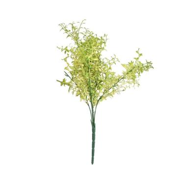 Imagem de Ramo Planta Artificial Permanente Cor Verde Florarte 45cm