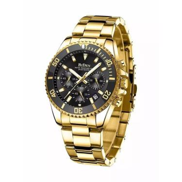 Imagem de Relógio Masculino Biden 0163g Prova D´água Aço Inoxidável 3