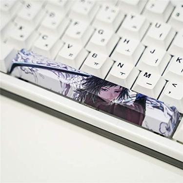 Imagem de Teclado de barra de espaço PBT subbed com 5 lados, chave OEM personalizada de 6,25 U 6,25 X para teclado mecânico de jogos Cherry MX DIY, Demon Slayer