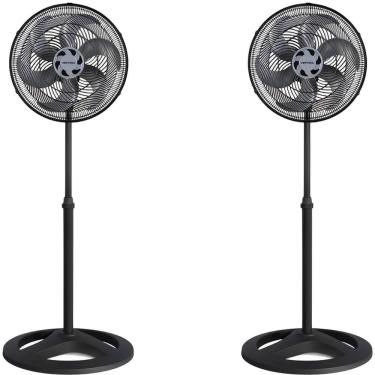 Imagem de Kit 2 Ventiladores de Coluna 40cm Turbo Ventisol 6 Pás Oscilante 80W