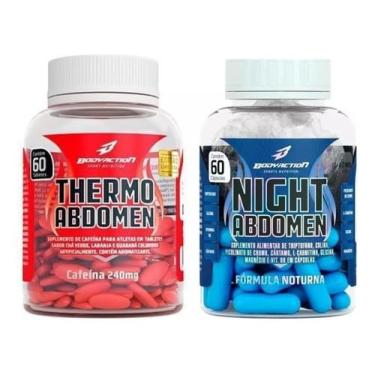 Imagem de Combo Termogênico Dia e Noite, Night Abdomen 60 Cápsulas + Thermo 60 Cápsulas, Definição e Queima de Gordura