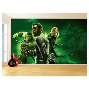 Imagem de Papel De Parede 3D Heróis Vingadores Ultimato 3,5M Nhma293 - Você Deco