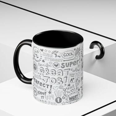 Imagem de Caneca de café motivacional de primavera – presente para professores, estudantes, formatura e decoração de escritório feita com amor